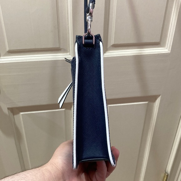 NWOT Kate Spade White Denim Crossbody Purse Bag - Picture 10 of 16